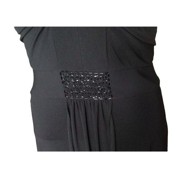 JESSICA HOWARD Womens Size 6 Black Embellished Sleeveless Cocktail Dress New NWT - Picture 4 of 7